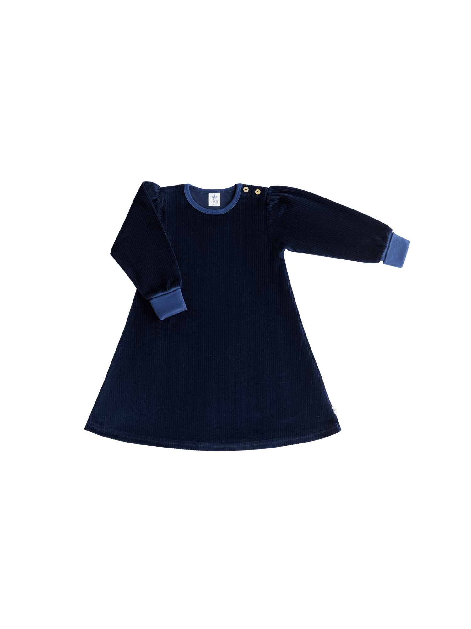 Kinder Bio-Baumwoll Cordkleid - Evermind.eco