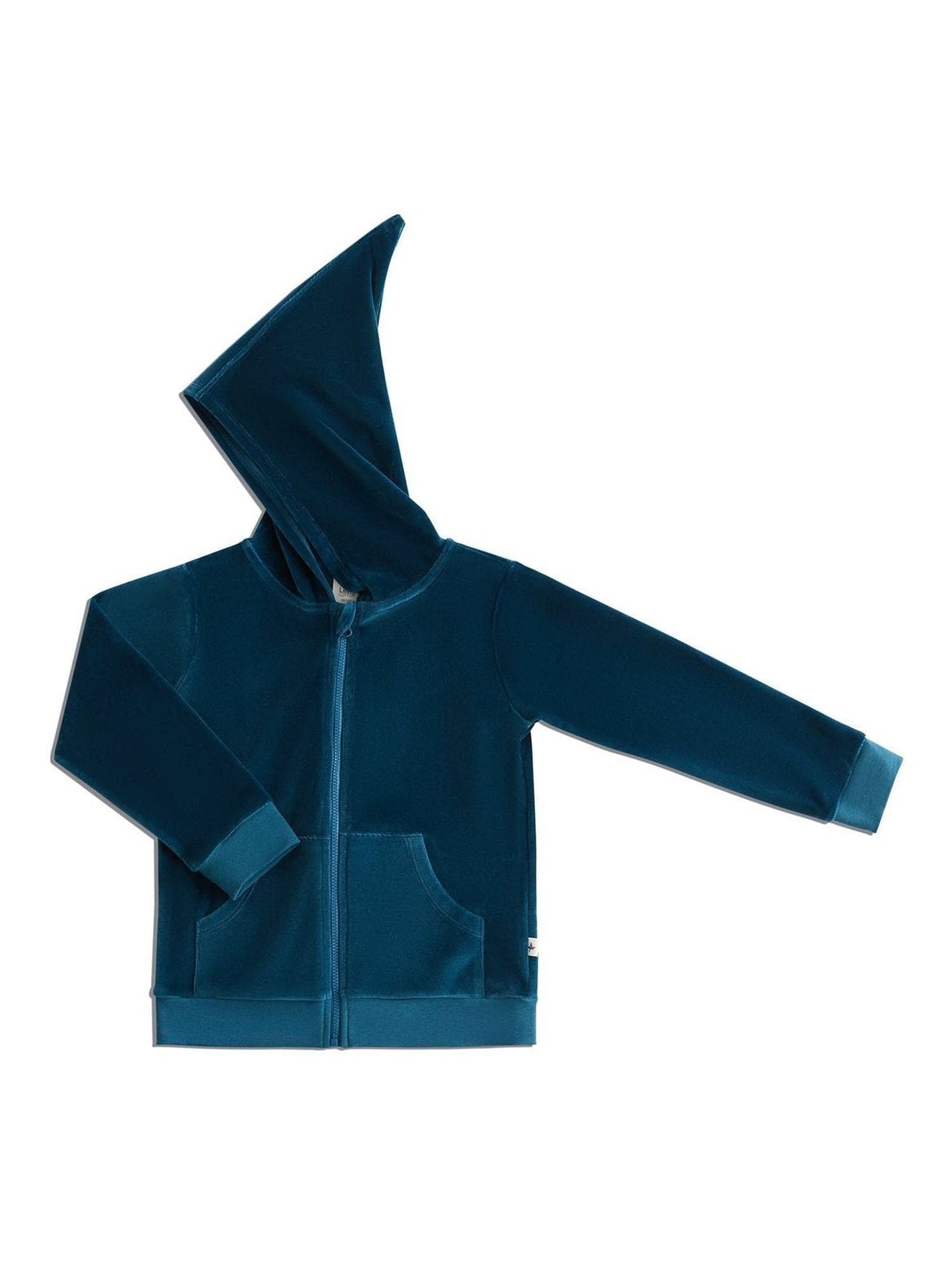 Kinder Bio-Baumwoll Nicki-Kapuzenjacke - Evermind.eco