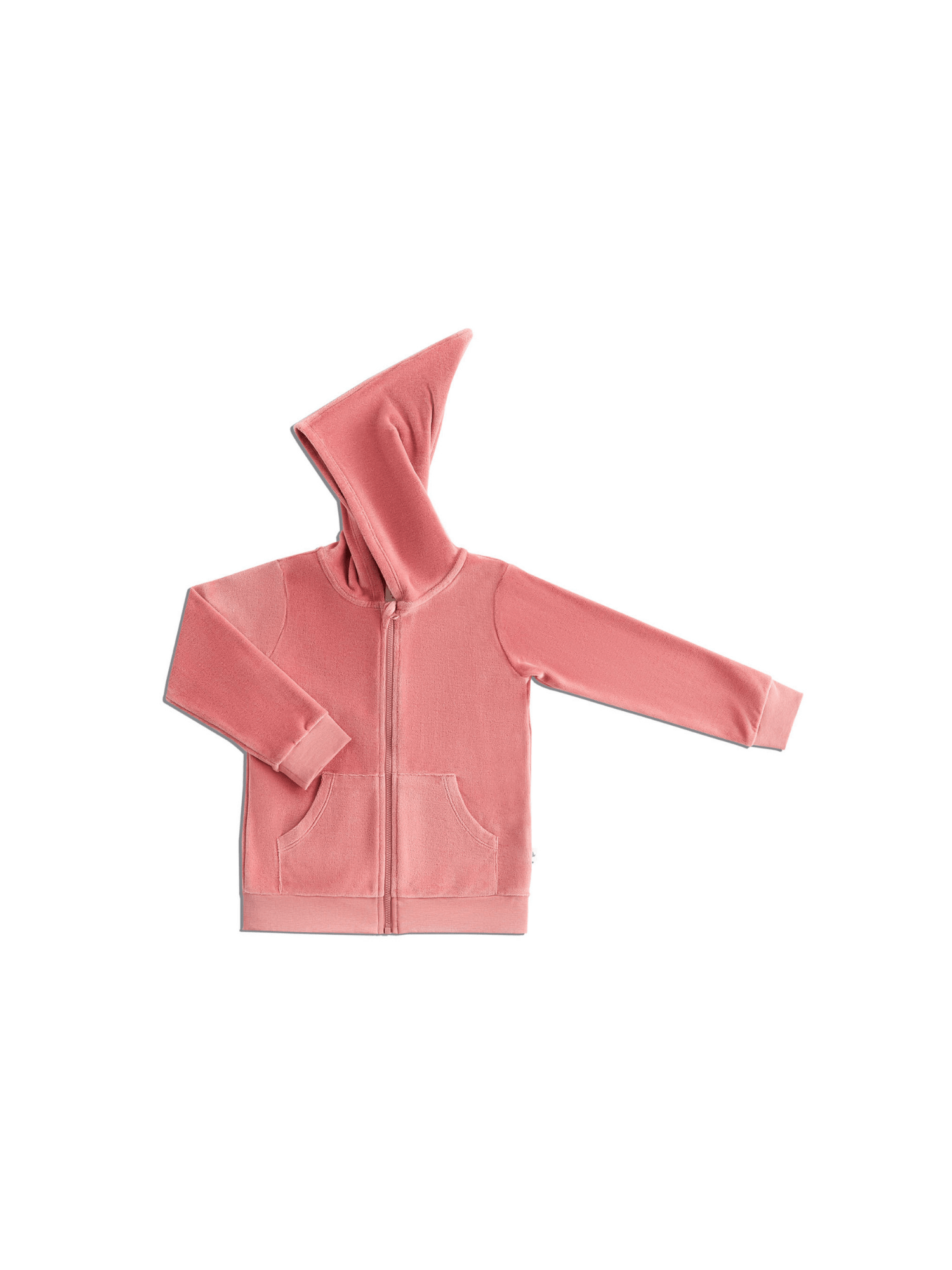 Kinder Bio-Baumwoll Nicki-Kapuzenjacke - Evermind.eco