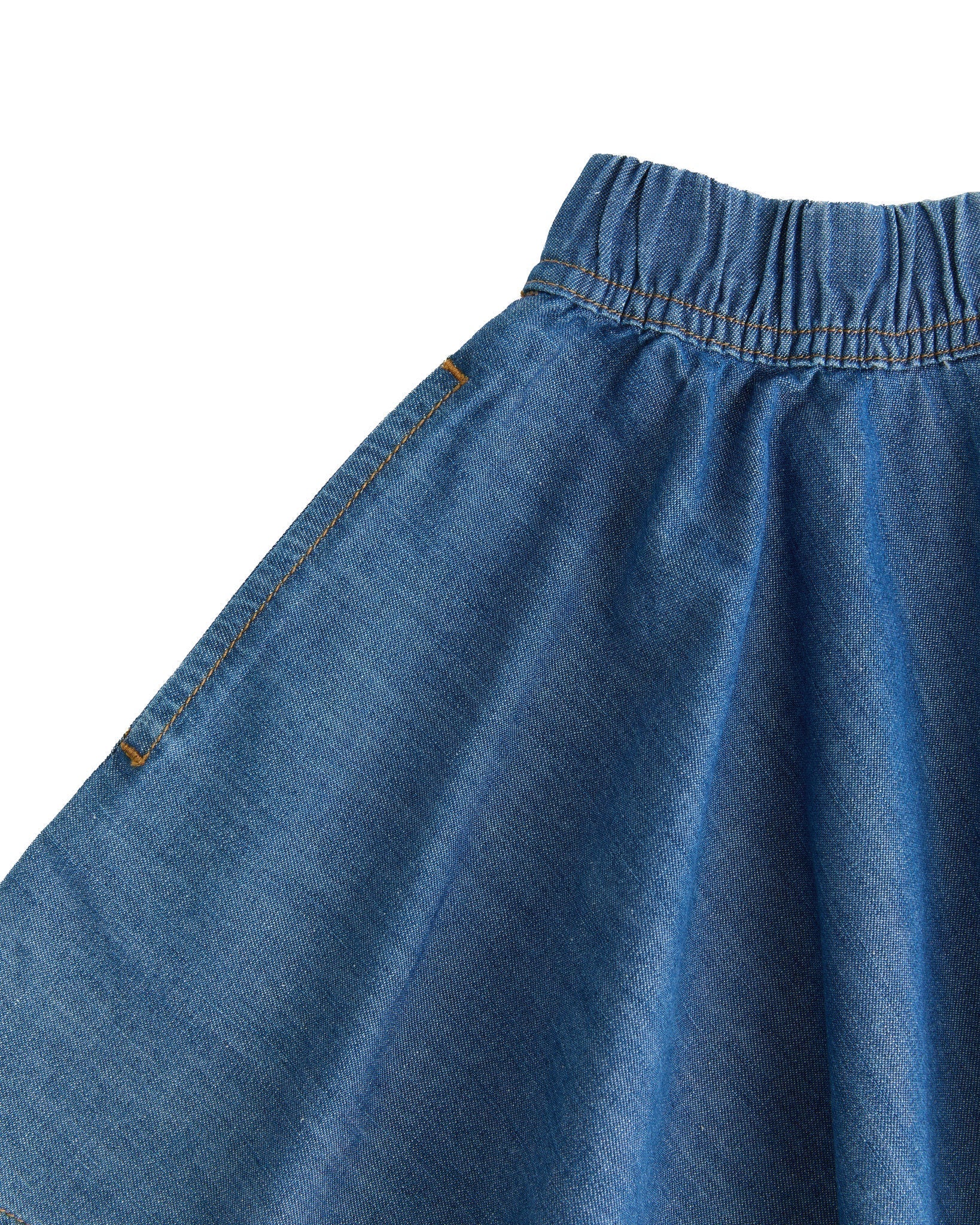 Kinder Denimrock aus 100% Bio-Baumwolle - Evermind.eco