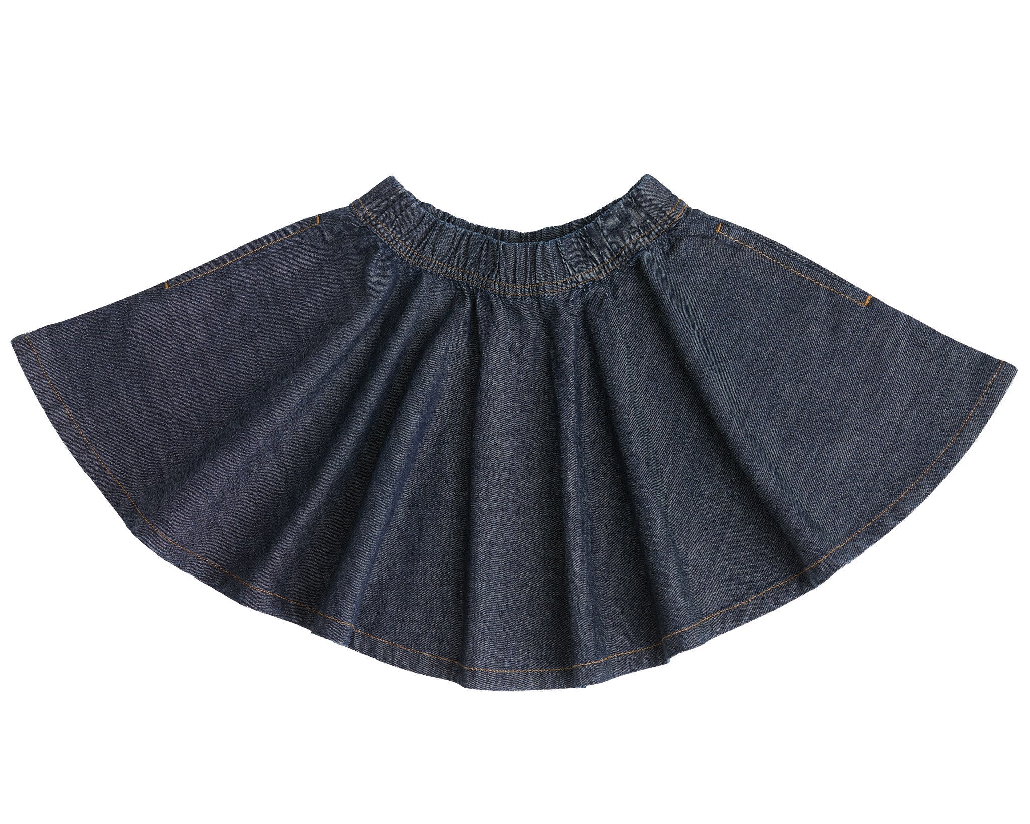 Kinder Denimrock aus 100% Bio-Baumwolle - Evermind.eco