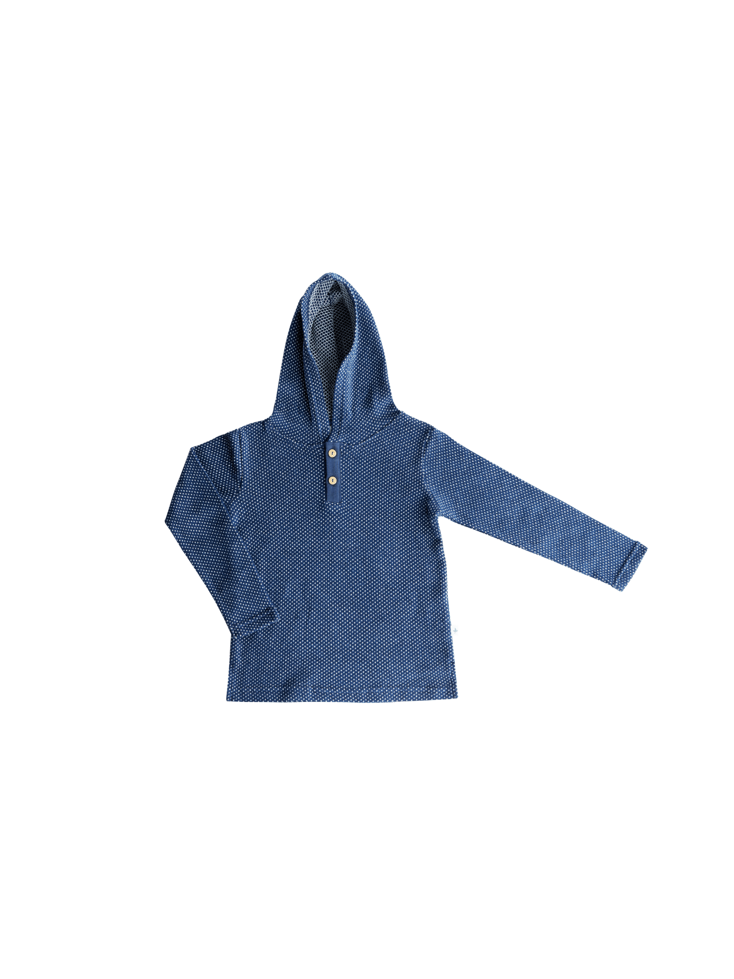 Kinder Kapuzenshirt Wabenstruktur - Evermind.eco