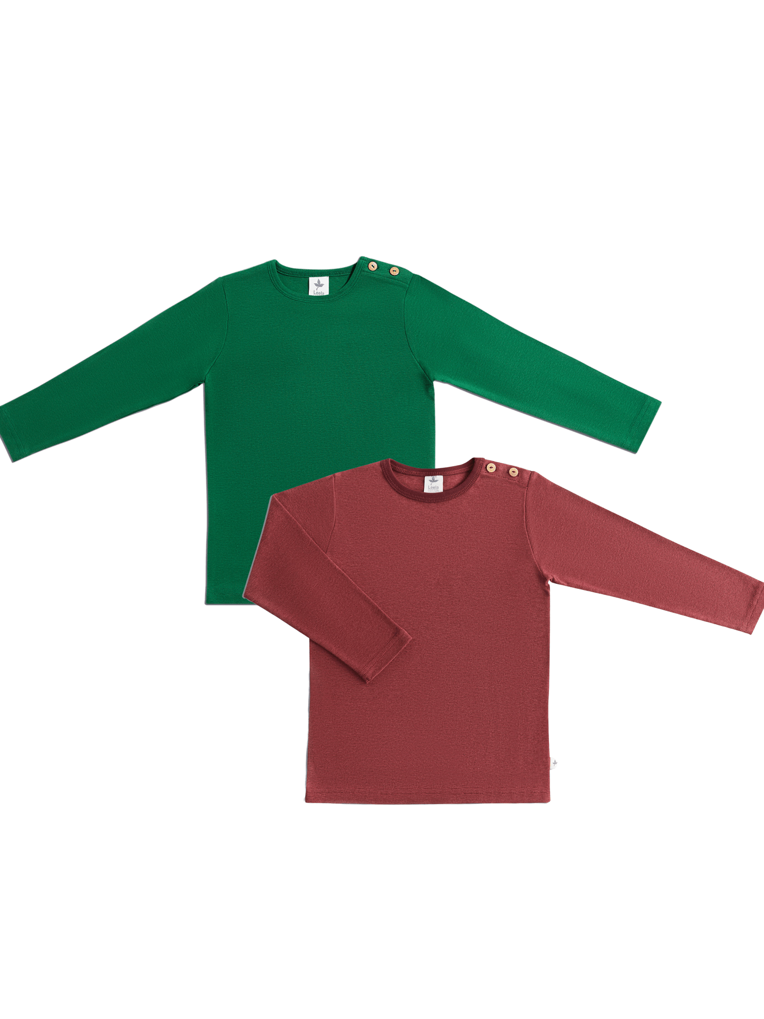 Kinder Unisex Langarmshirt Set - Evermind.eco