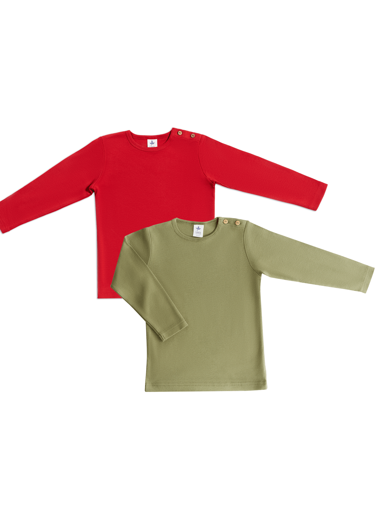 Kinder Unisex Langarmshirt Set - Evermind.eco