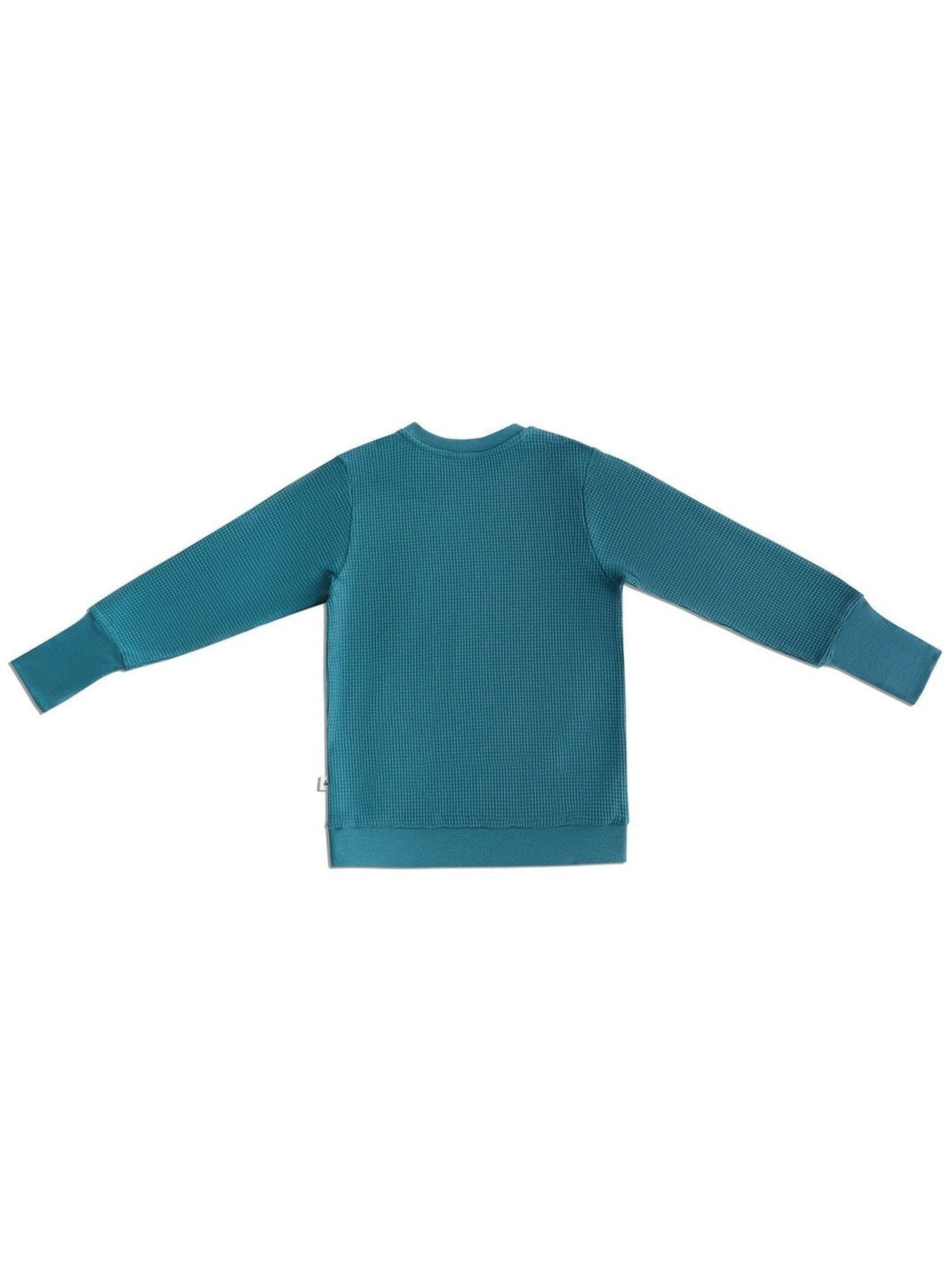 Kinder Waffelsweatshirt - Evermind.eco