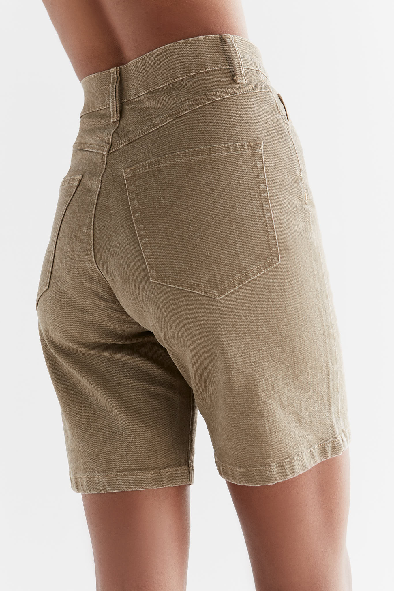 Plant Dyed Damen Denim Shorts - Evermind.eco