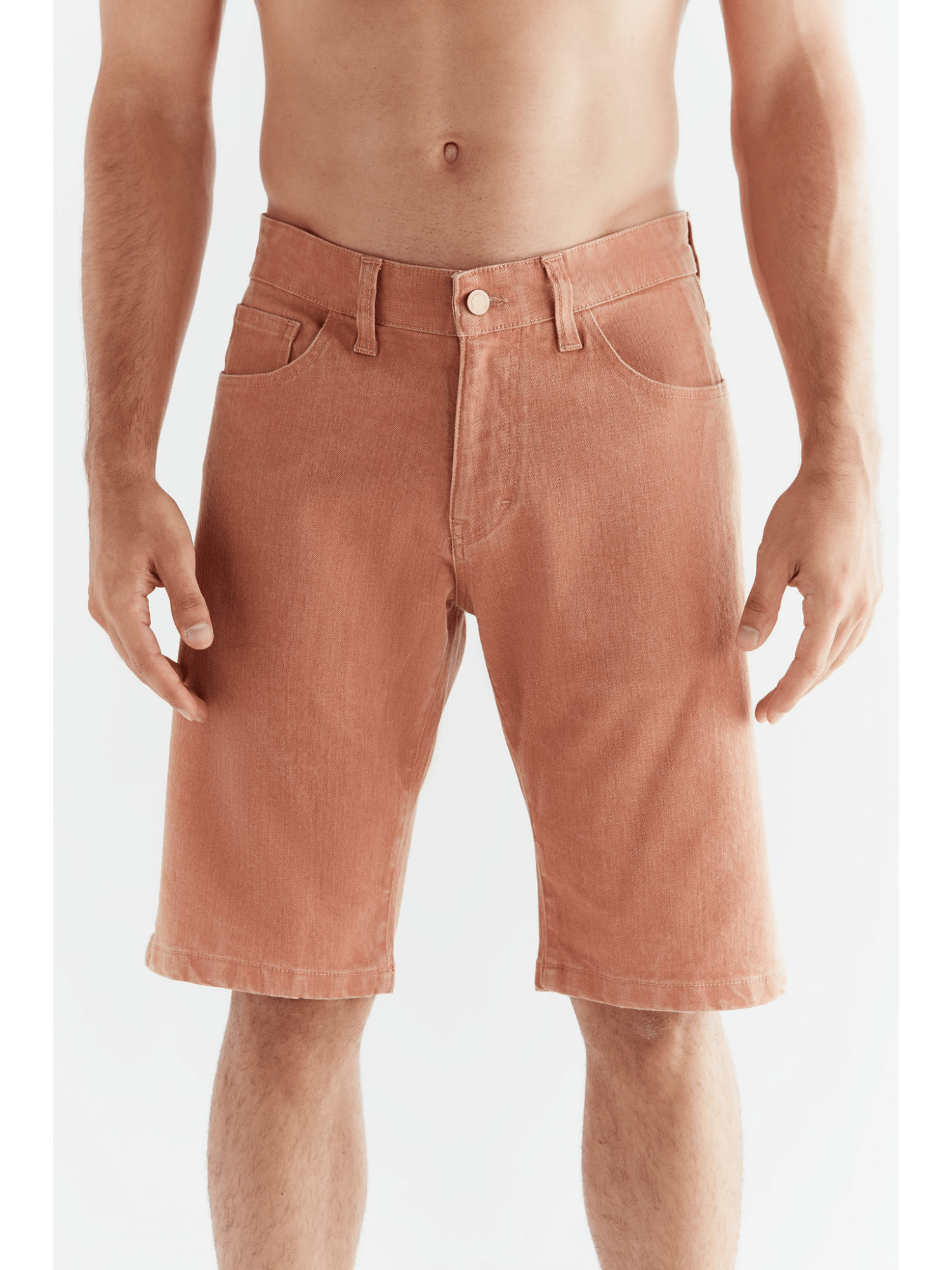 Plant Dyed Herren Denim Shorts - Evermind.eco