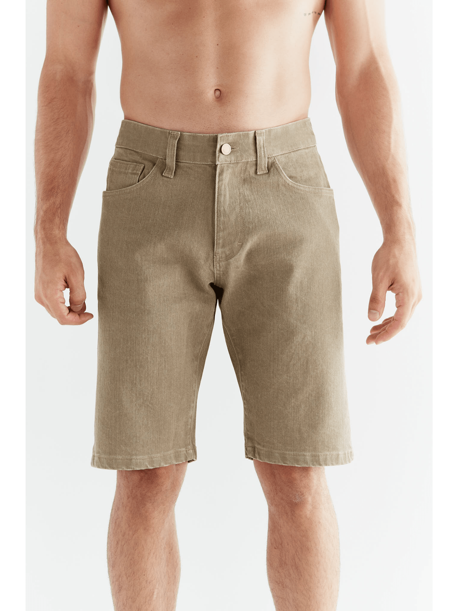 Plant Dyed Herren Denim Shorts - Evermind.eco