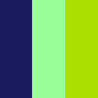 Swatch dunkelblau-minzgrun-limette