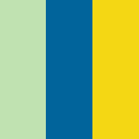 Swatch Frostgrün-Petrol-Indigo-Senfgelb