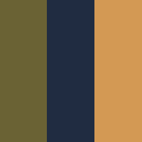 Swatch Olivgrün / Indigo-Ingwer