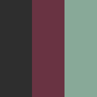 Swatch Schwarz/Aubergine/Eisberggrün