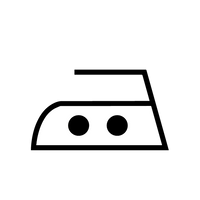 Warm bügeln (Max. 150°C )