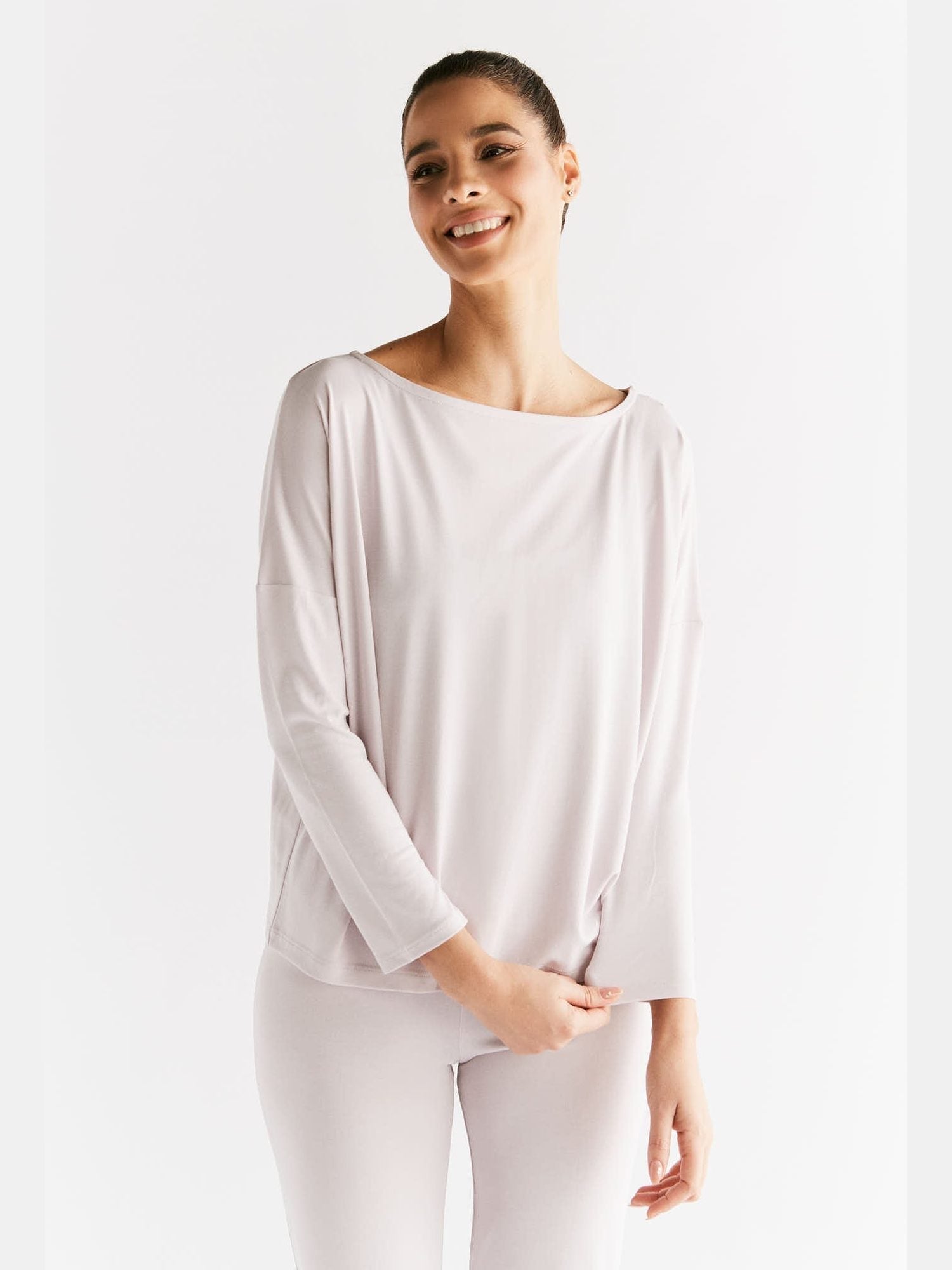TENCEL™ Active Damen Yoga Langarmshirt - Evermind.eco