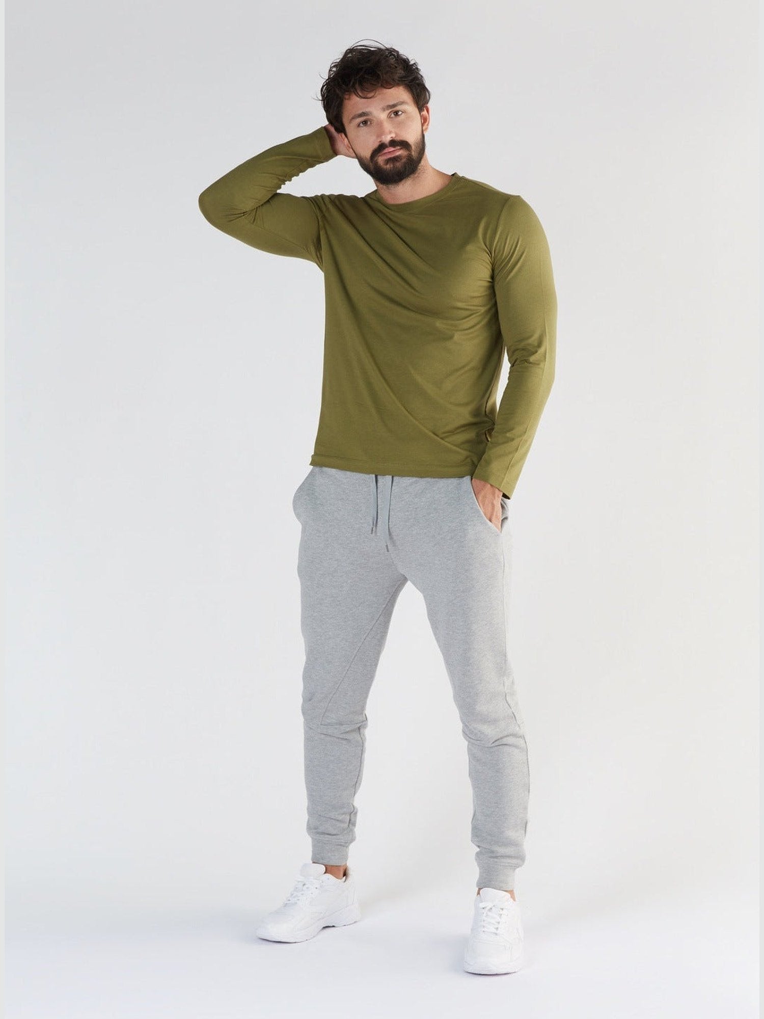 TENCEL™ Active Herren Langarmshirt - Evermind.eco