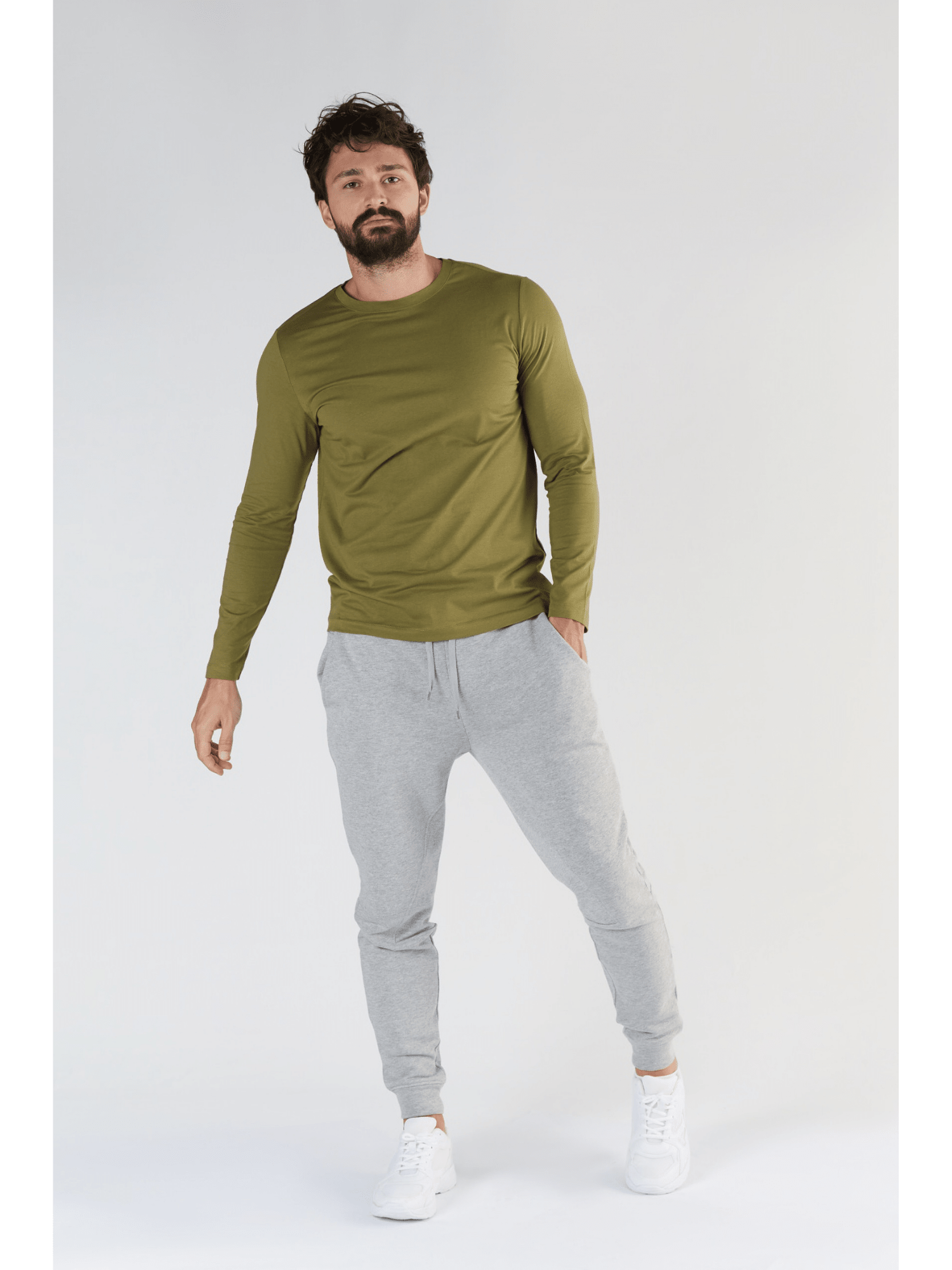 TENCEL™ Active Herren Langarmshirt - Evermind.eco