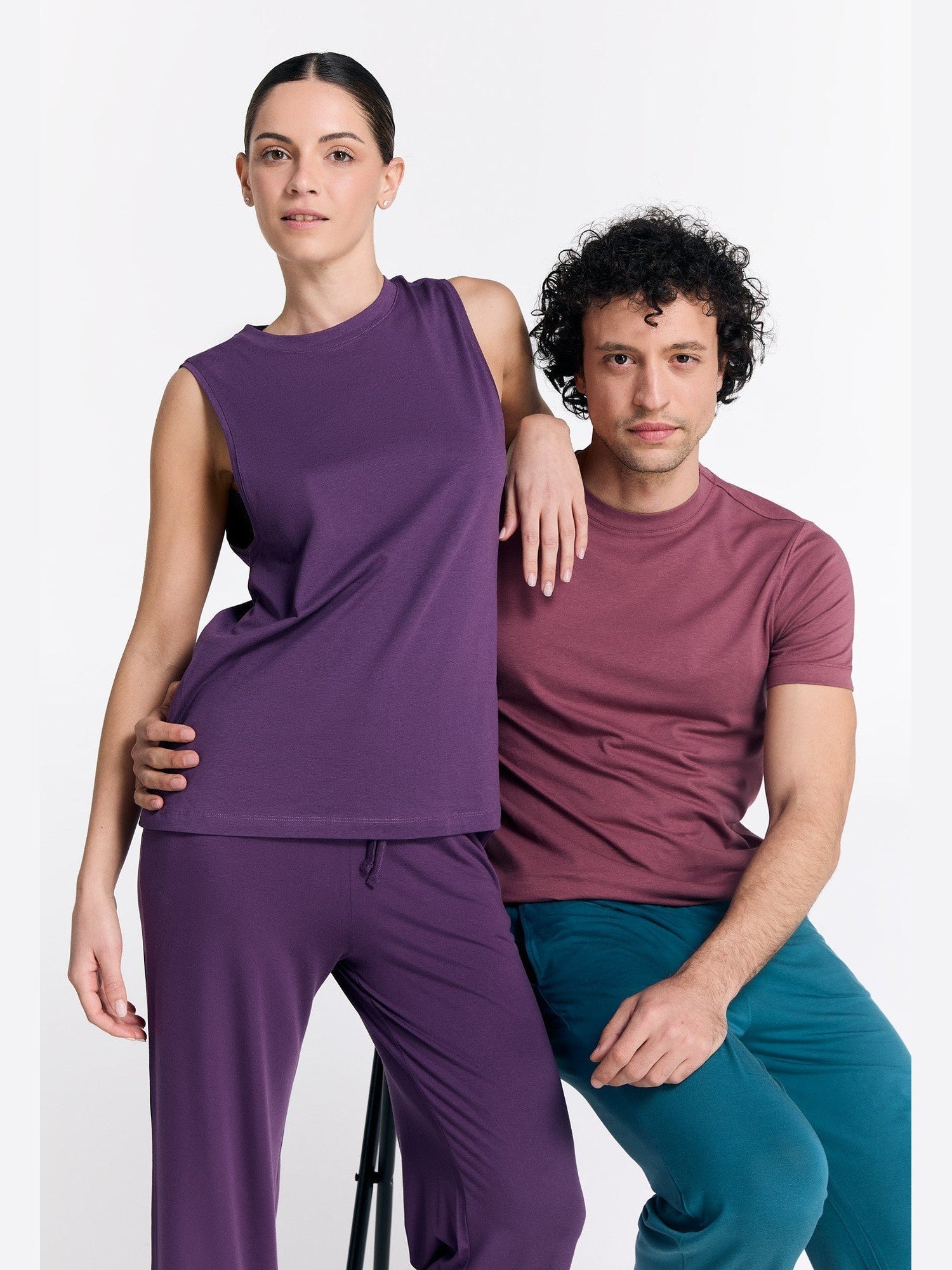 TENCEL™ Damen Wide Leg Hose - Evermind.eco