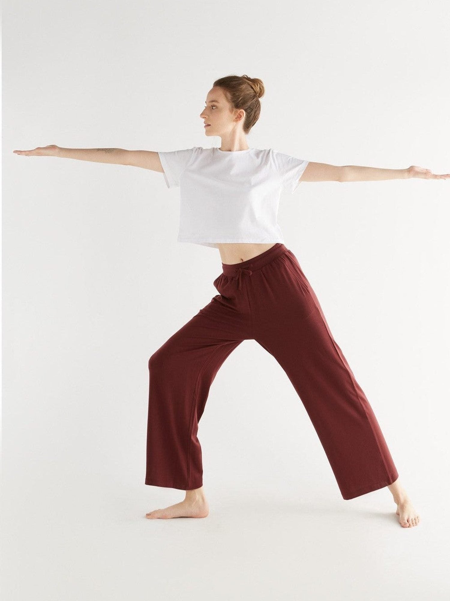 TENCEL™ Damen Wide Leg Hose - Evermind.eco