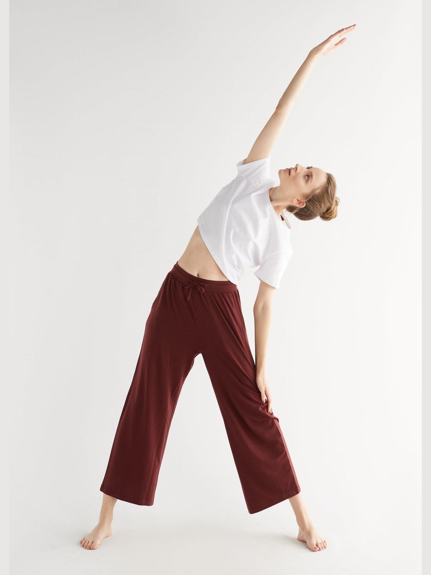 TENCEL™ Damen Wide Leg Hose - Evermind.eco