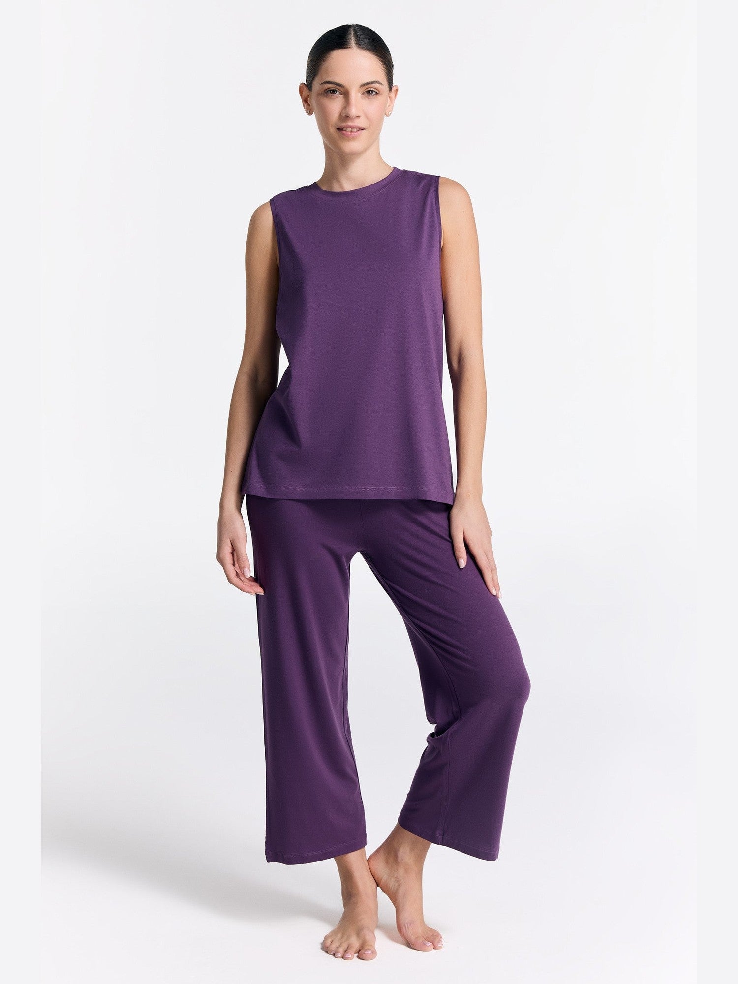 TENCEL™ Damen Wide Leg Hose - Evermind.eco