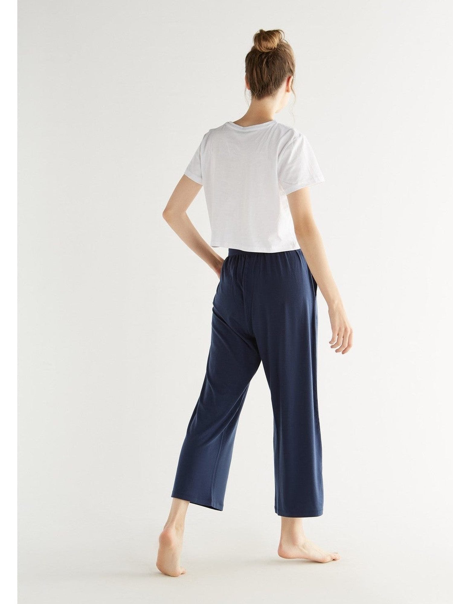 TENCEL™ Damen Wide Leg Hose - Evermind.eco