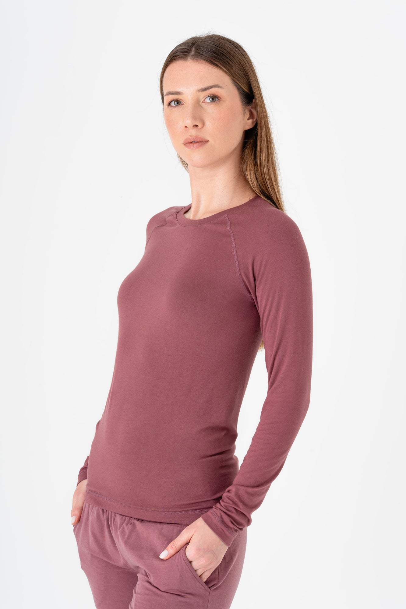 TENCEL™ MicroModal Damen Langarmshirt - Evermind.eco