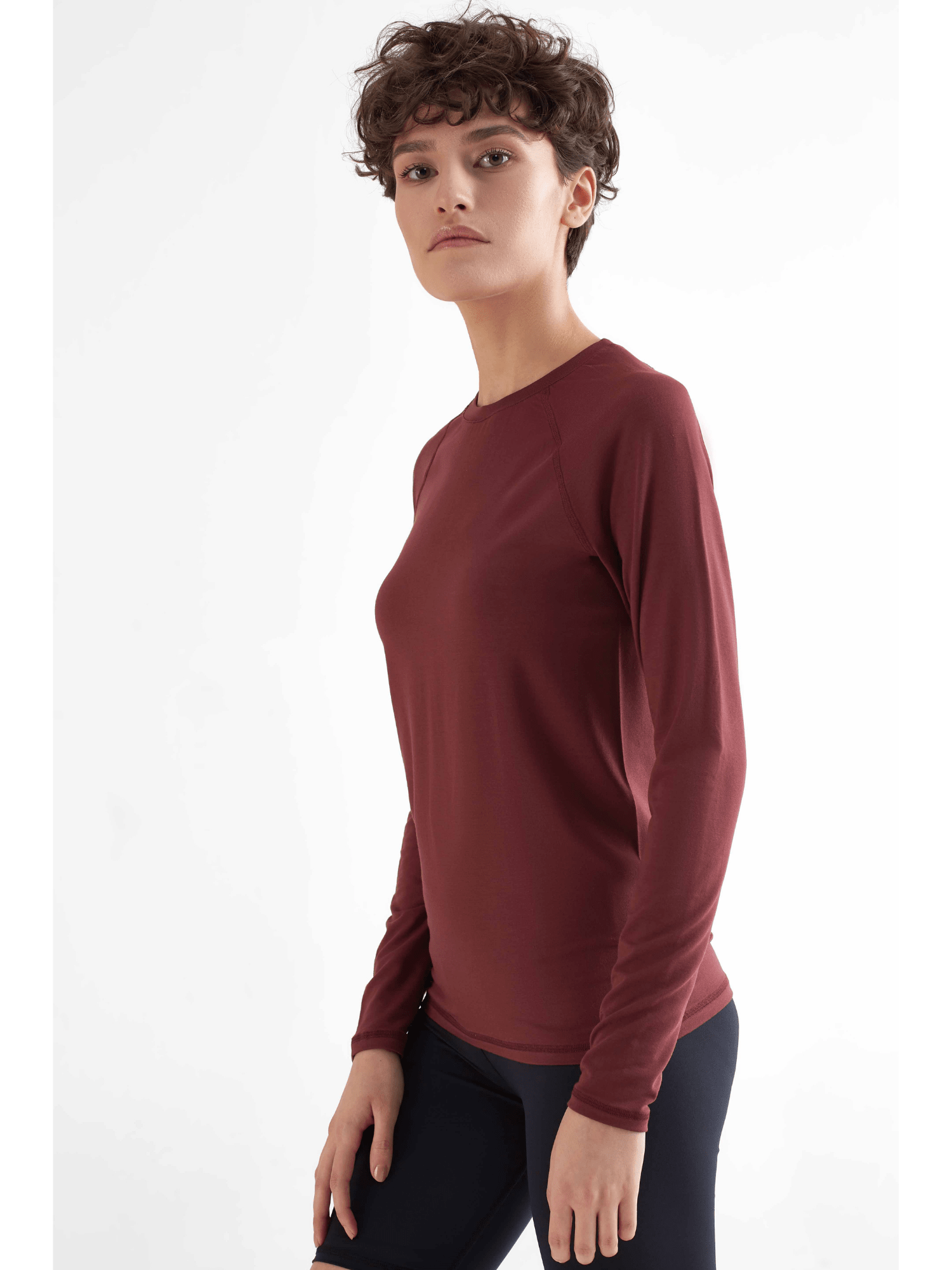 TENCEL™ MicroModal Damen Langarmshirt - Evermind.eco