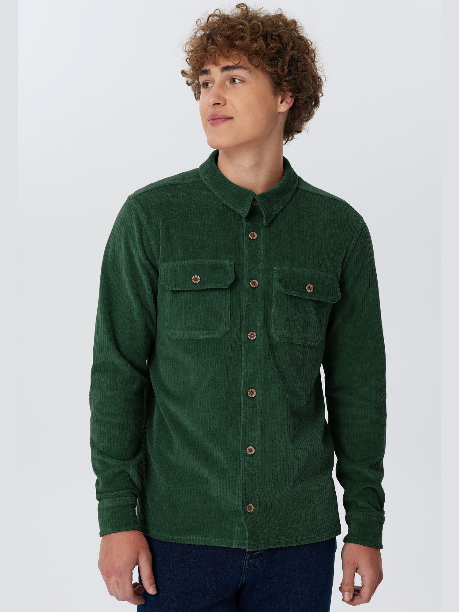 Unisex Bio-Baumwoll Cordhemd - Evermind.eco