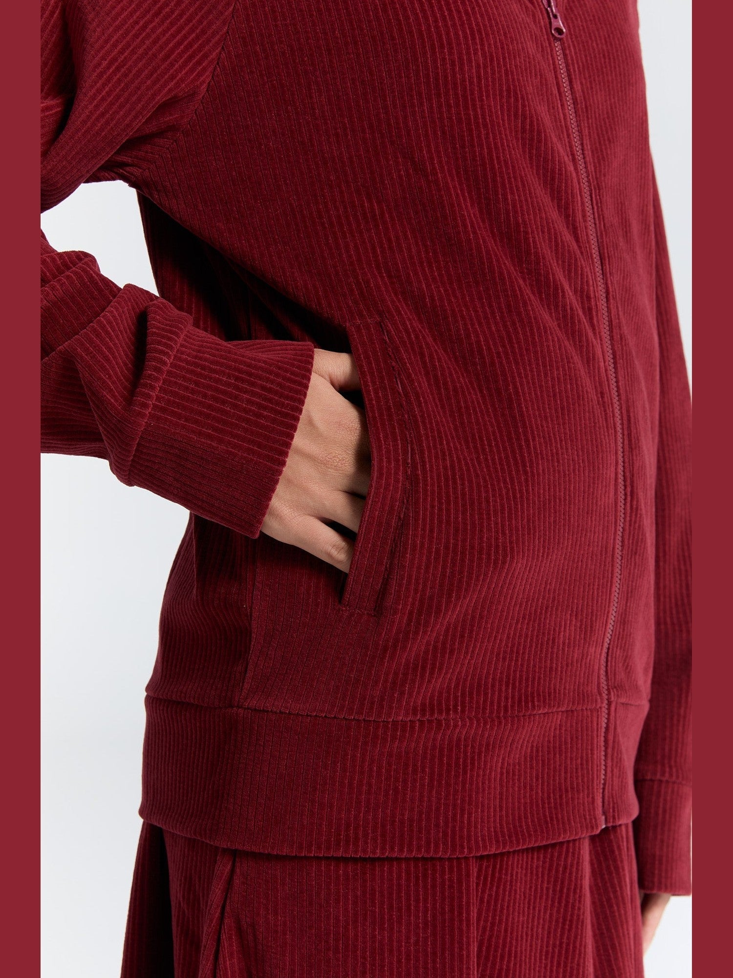Unisex Bio-Baumwoll Cordjacke - Evermind.eco