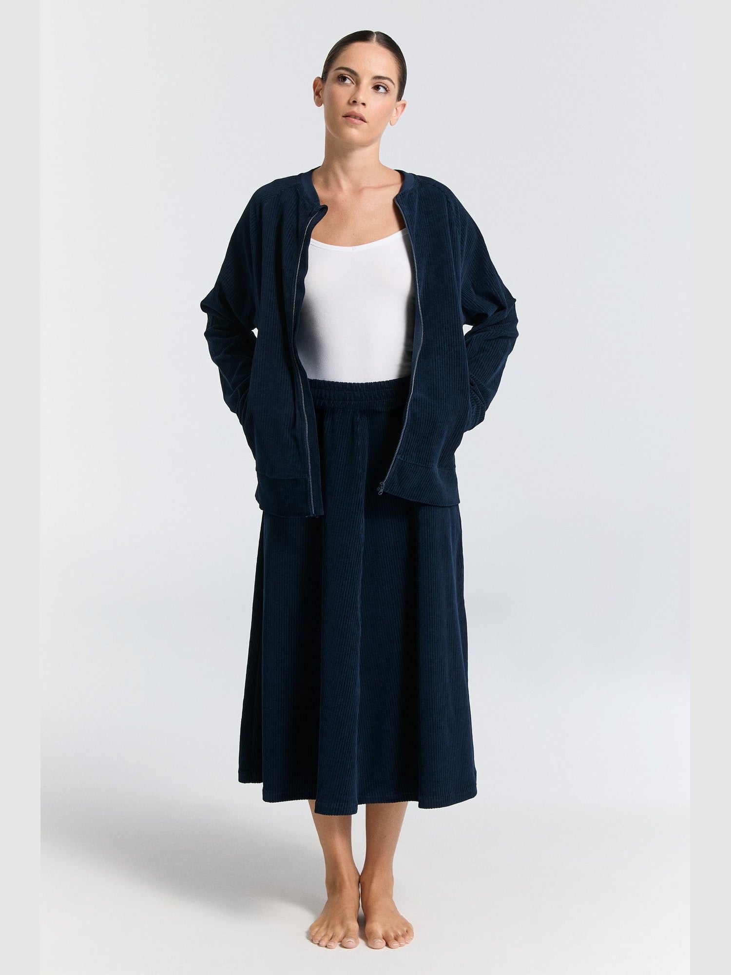 Unisex Bio-Baumwoll Cordjacke - Evermind.eco