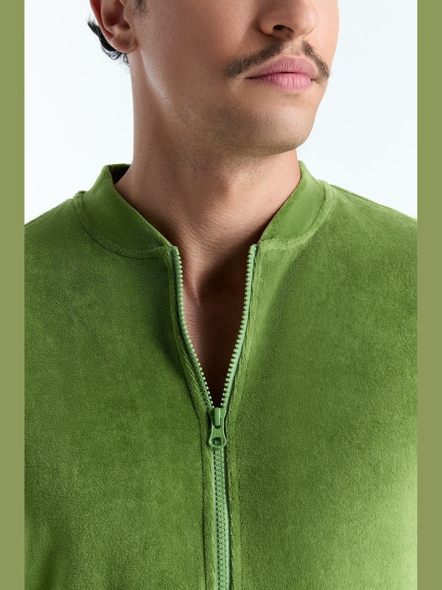 Unisex Bio-Baumwoll Veloursjacke - Evermind.eco