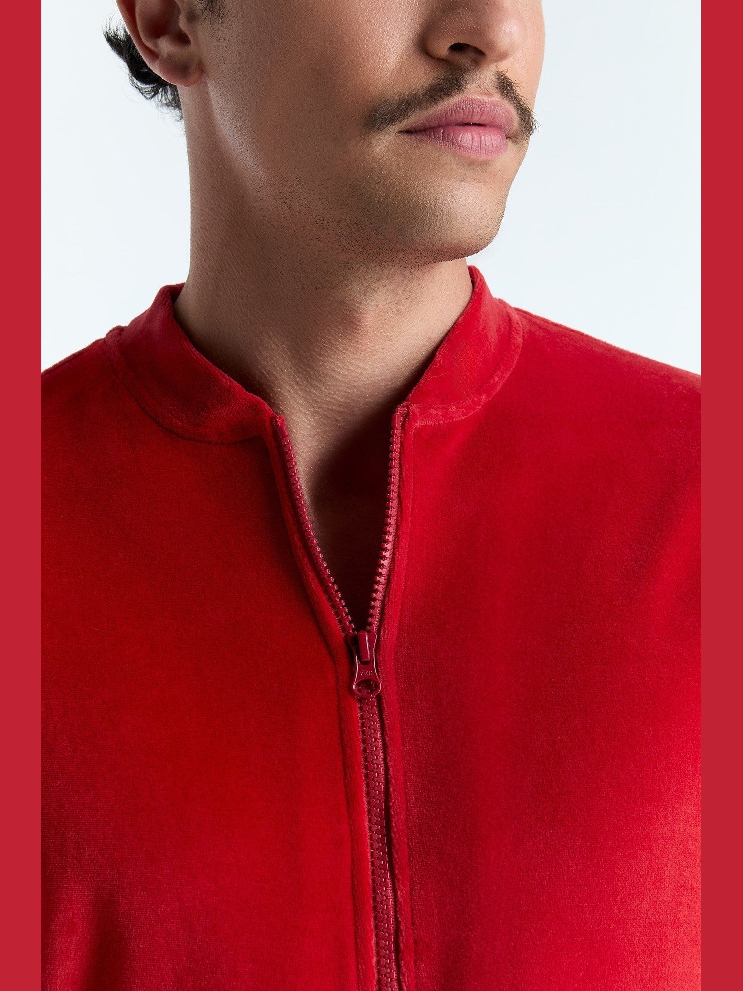 Unisex Bio-Baumwoll Veloursjacke - Evermind.eco