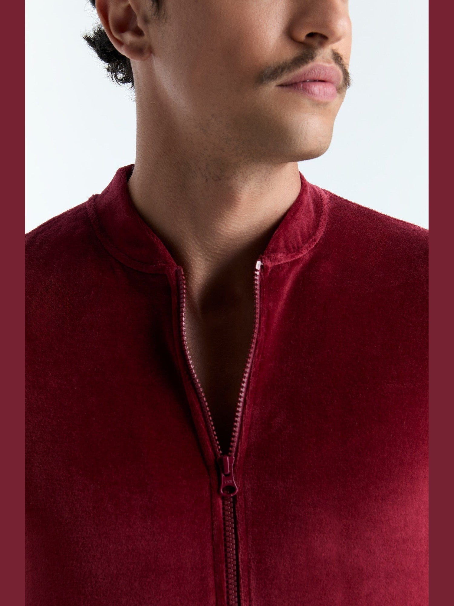 Unisex Bio-Baumwoll Veloursjacke - Evermind.eco