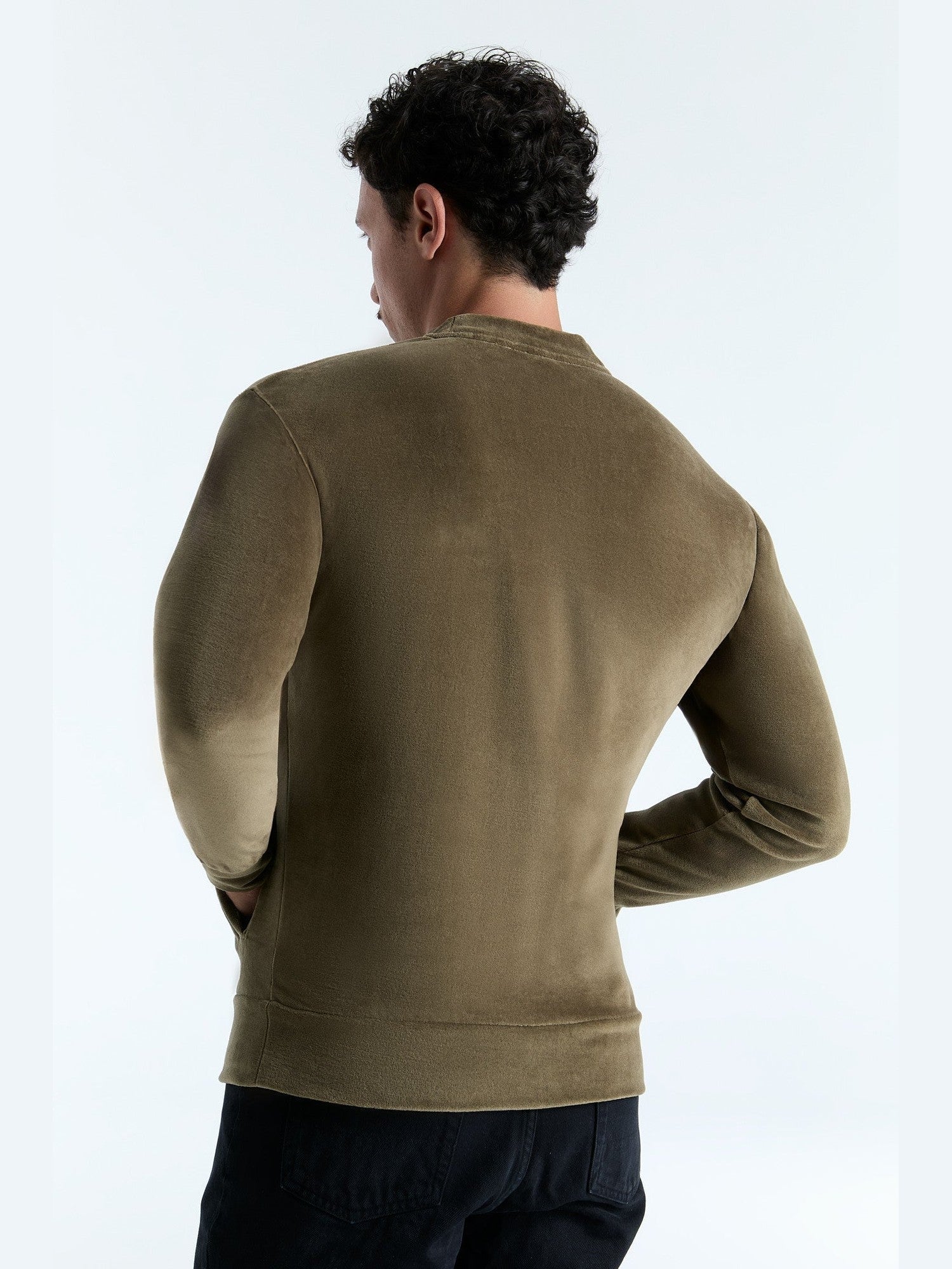 Unisex Bio-Baumwoll Veloursjacke - Evermind.eco