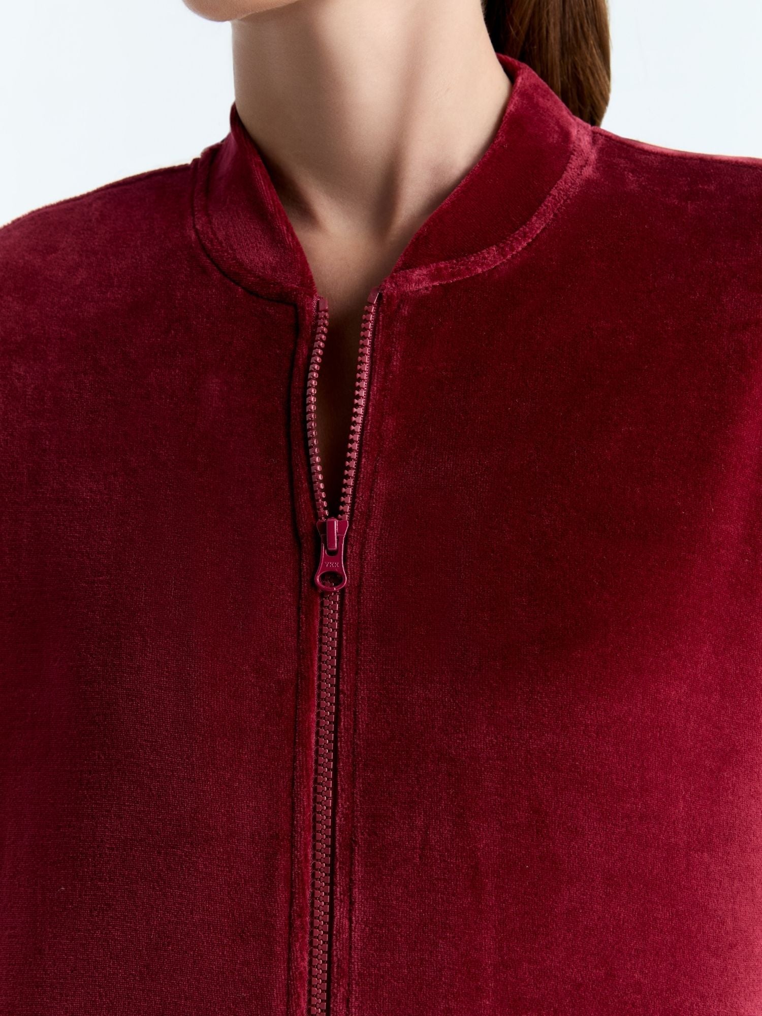 Unisex Bio-Baumwoll Veloursjacke - Evermind.eco