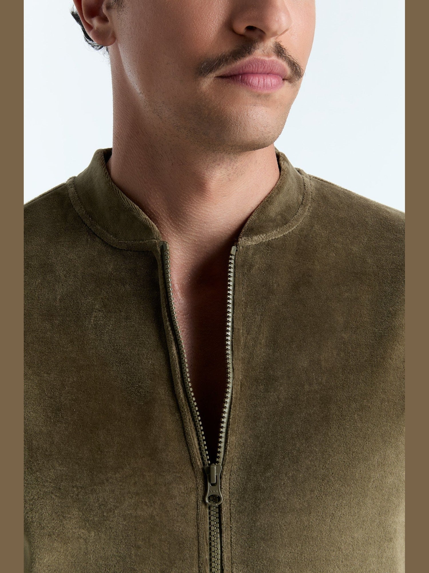 Unisex Bio-Baumwoll Veloursjacke - Evermind.eco