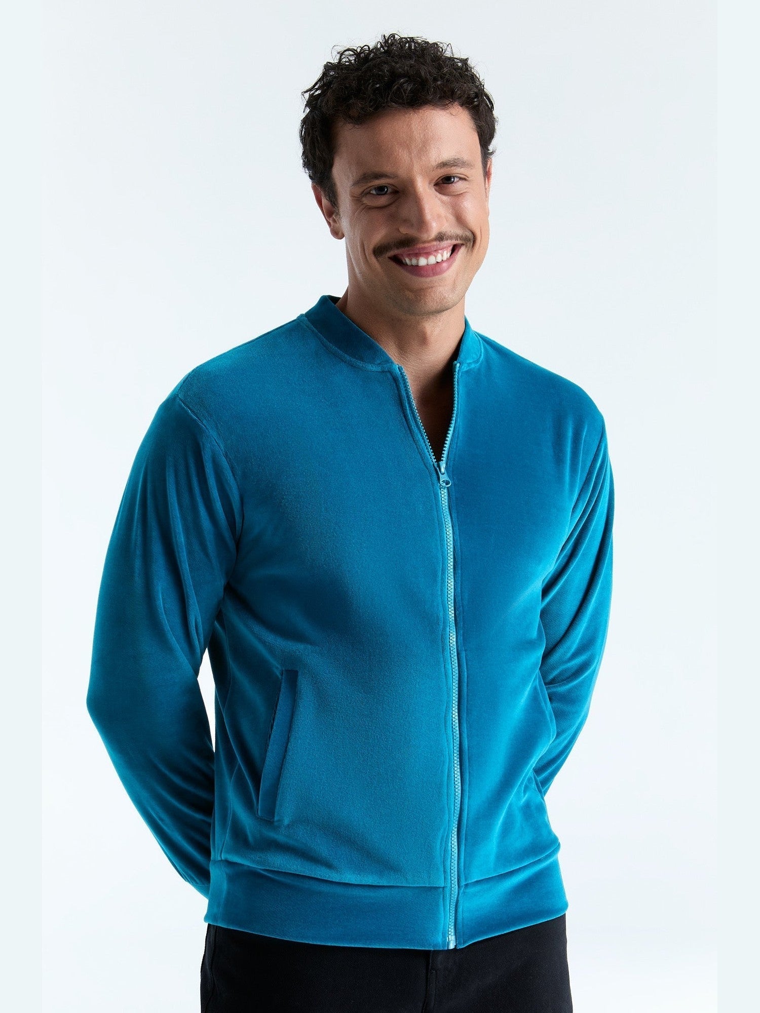 Unisex Bio-Baumwoll Veloursjacke - Evermind.eco