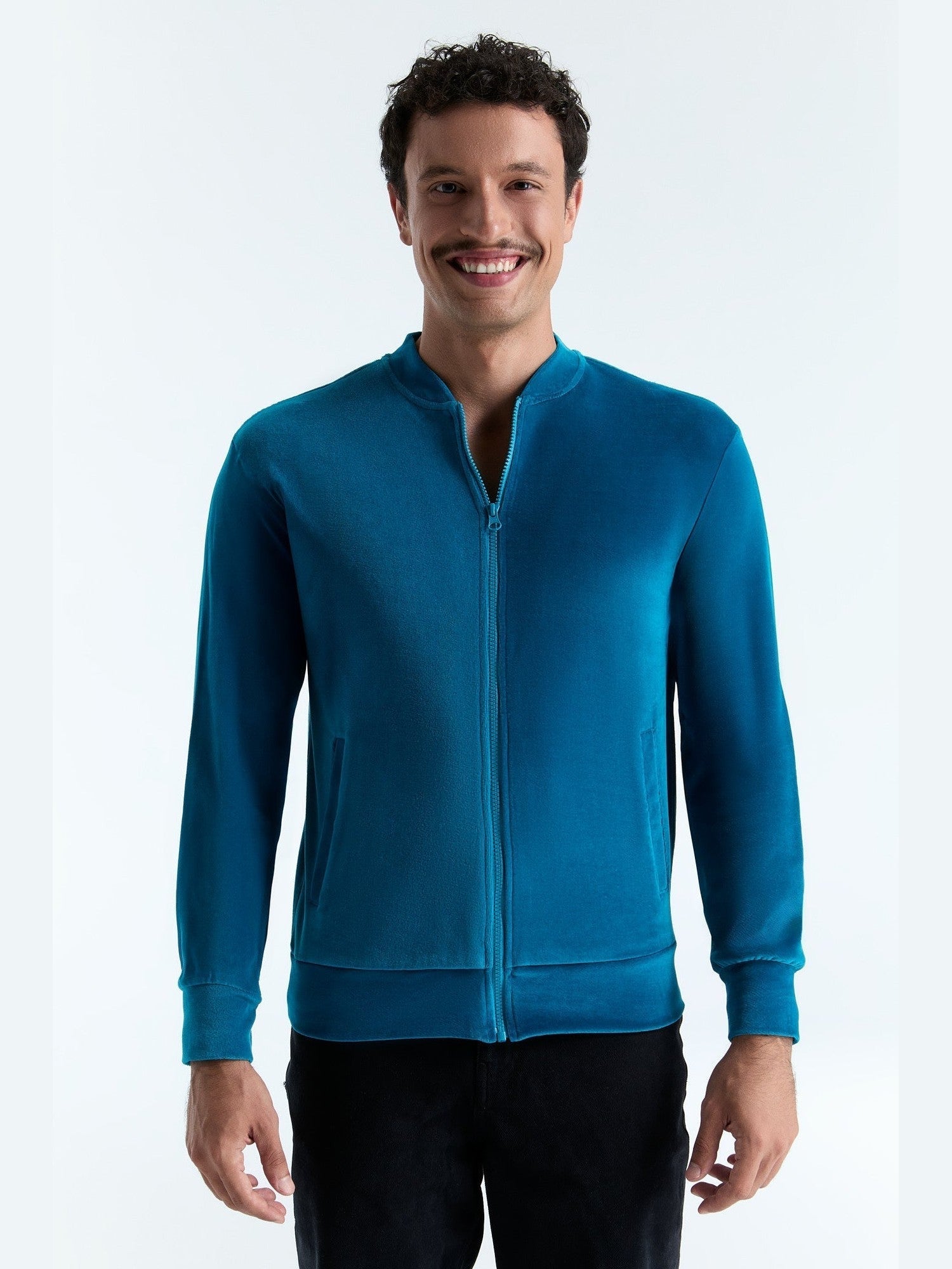 Unisex Bio-Baumwoll Veloursjacke - Evermind.eco