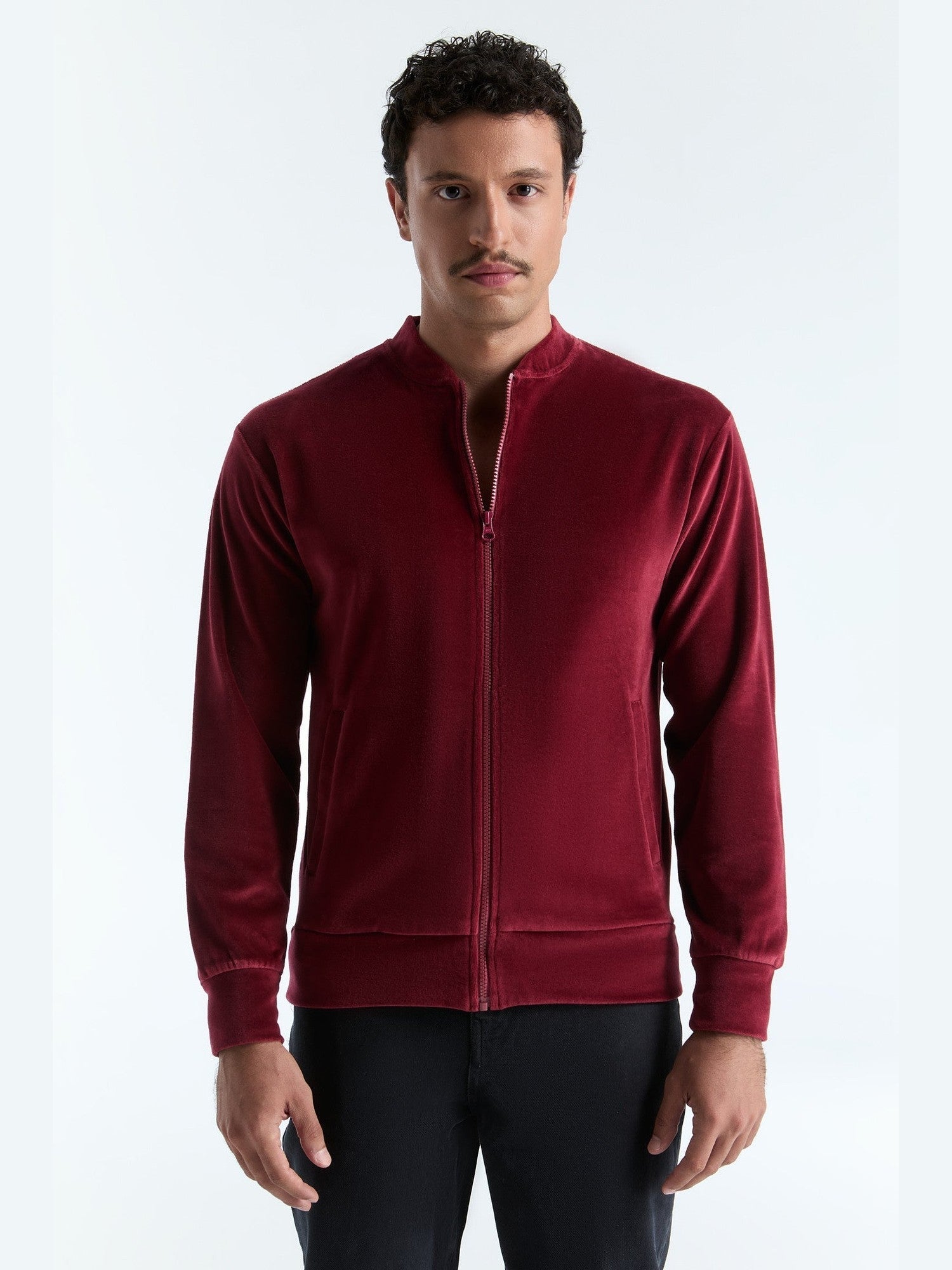 Unisex Bio-Baumwoll Veloursjacke - Evermind.eco