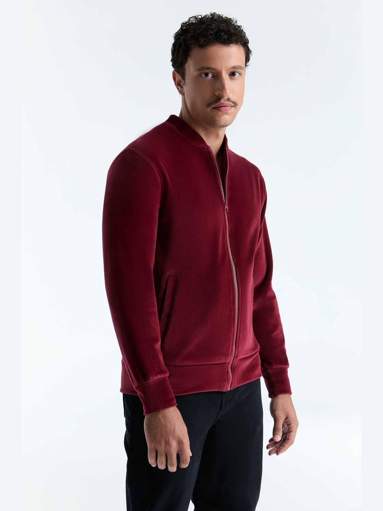 Unisex Bio-Baumwoll Veloursjacke - Evermind.eco