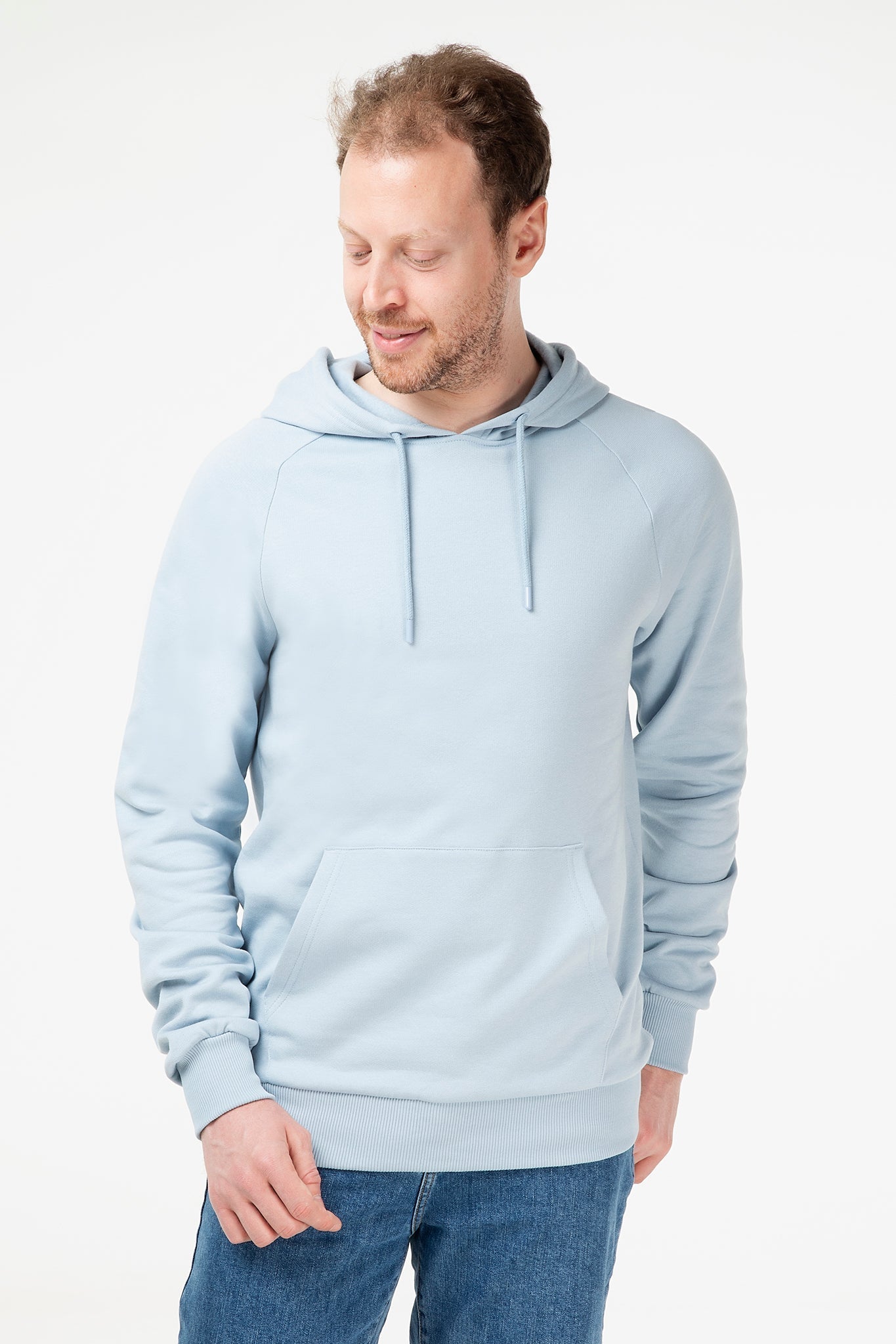Unisex Raglan Hoodie aus Bio-Baumwolle - Evermind.eco
