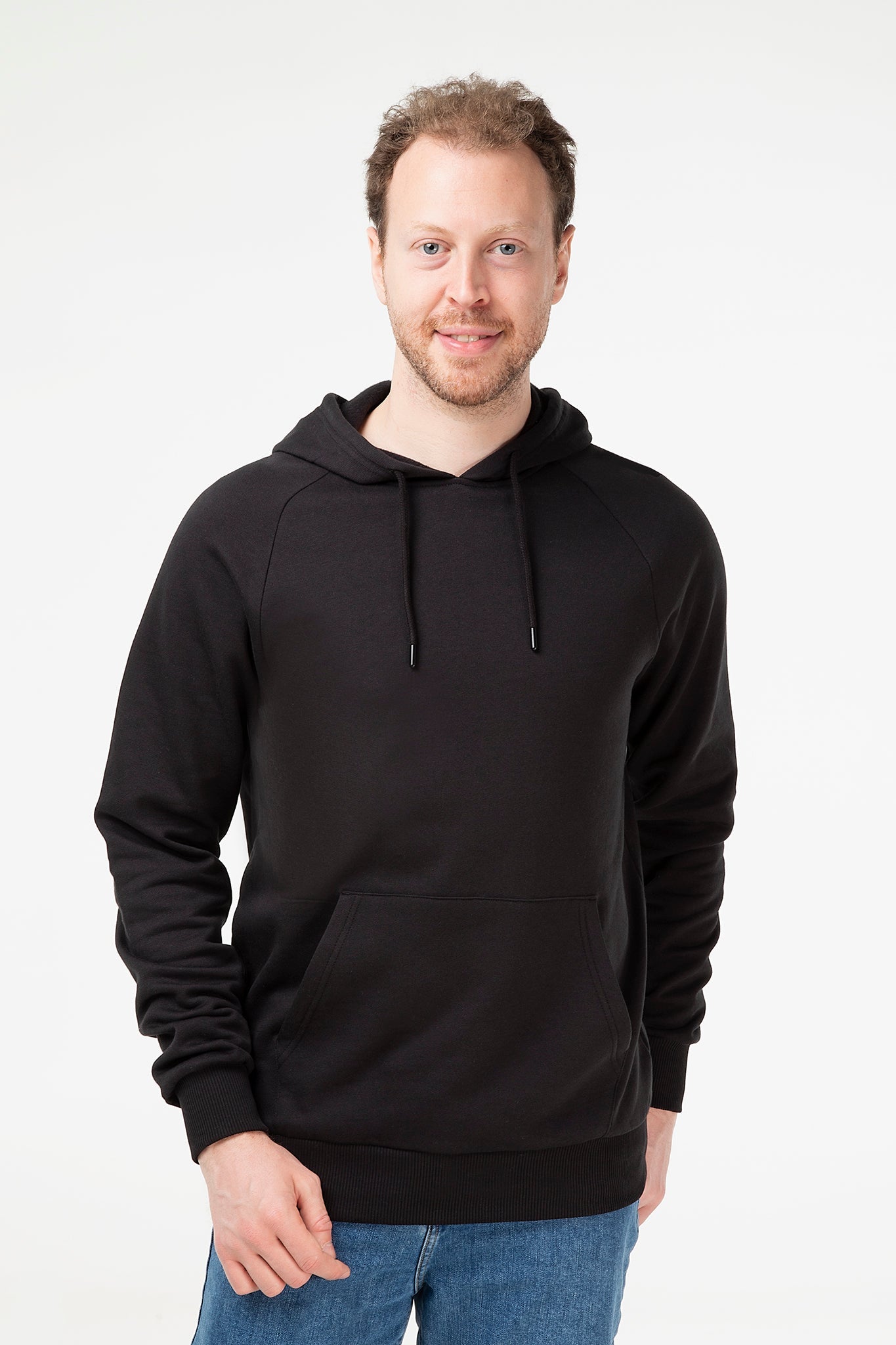 Unisex Raglan Hoodie aus Bio-Baumwolle - Evermind.eco