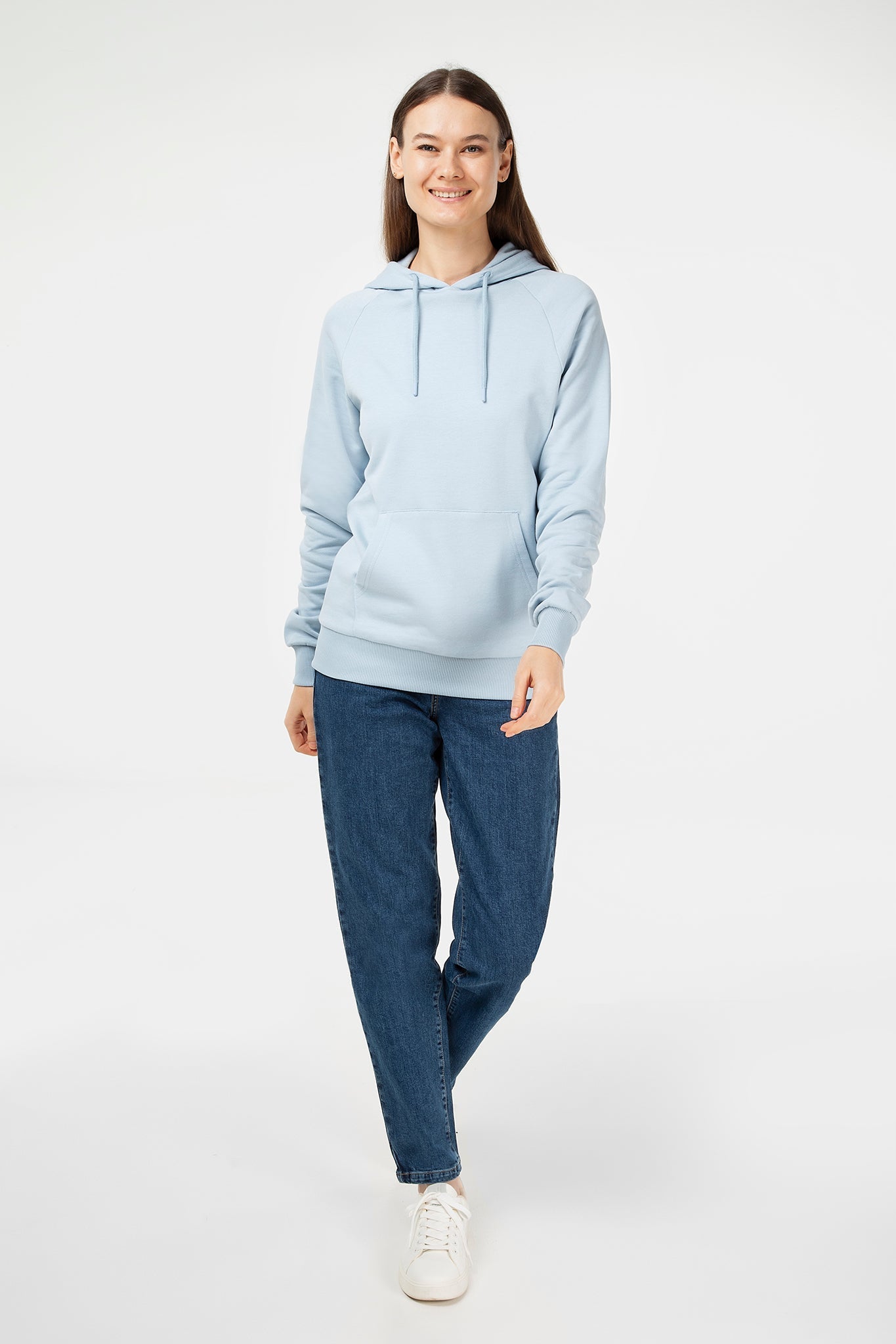 Unisex Raglan Hoodie aus Bio-Baumwolle - Evermind.eco