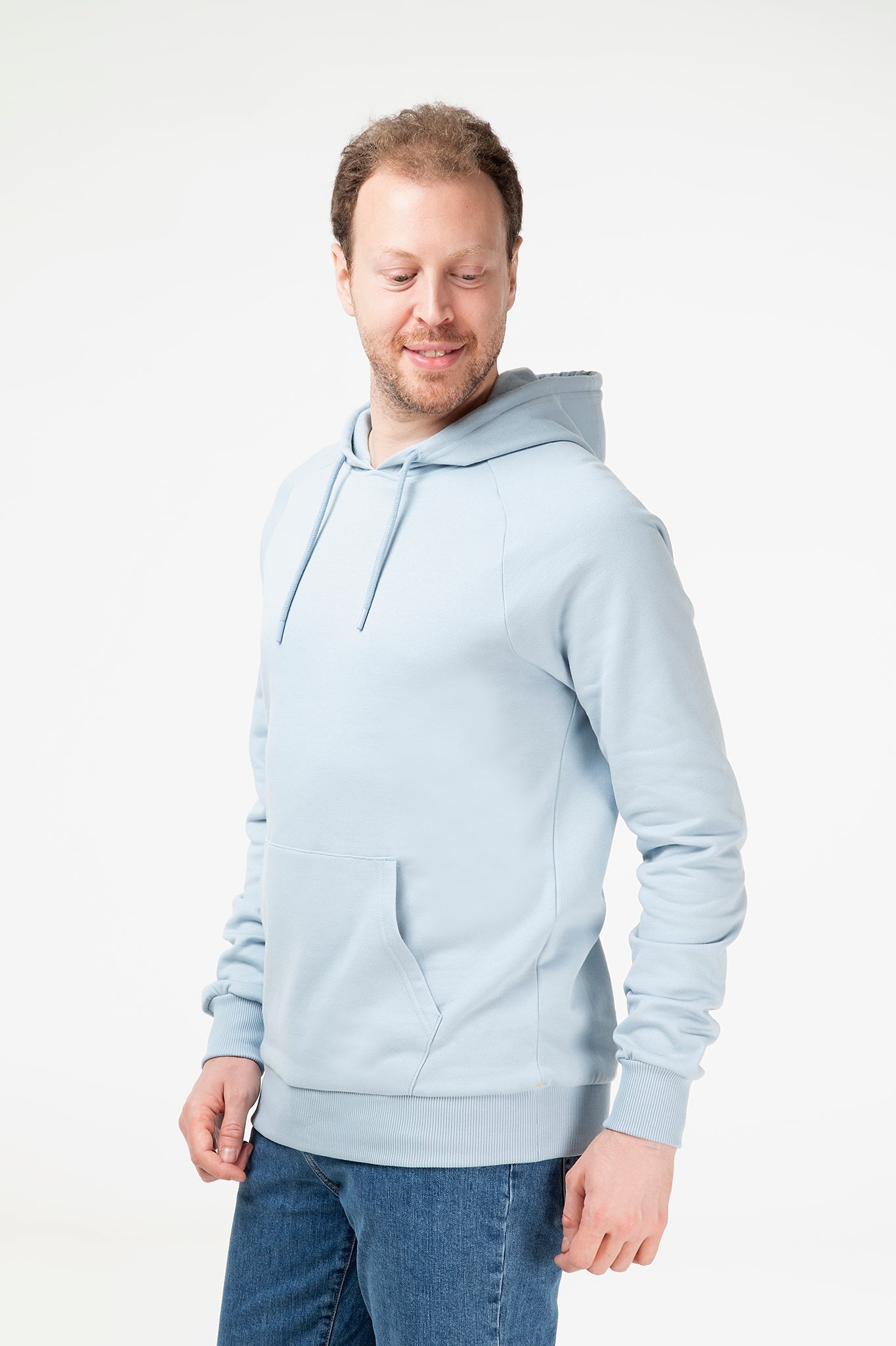 Unisex Raglan Hoodie aus Bio-Baumwolle - Evermind.eco