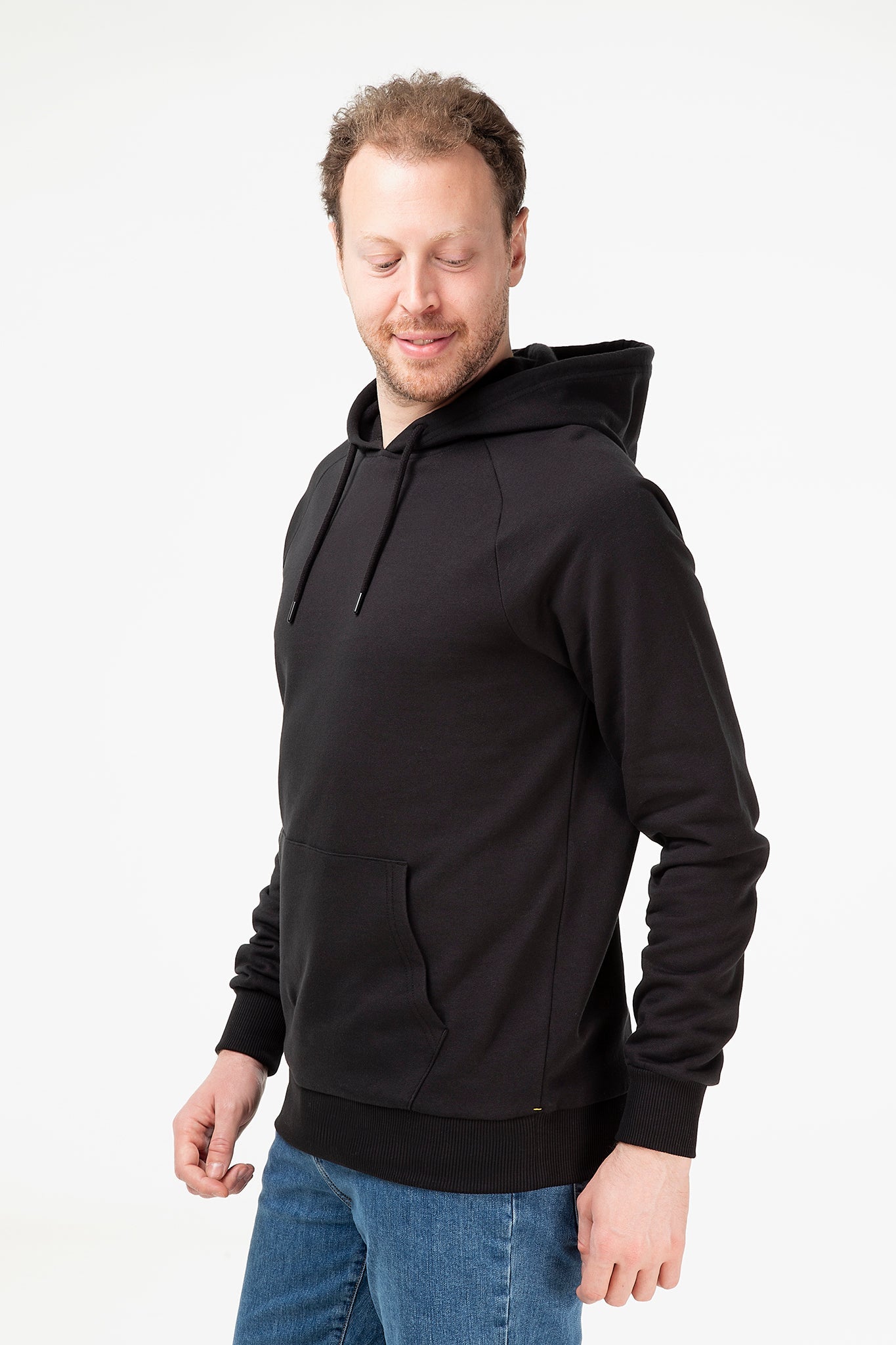 Unisex Raglan Hoodie aus Bio-Baumwolle - Evermind.eco