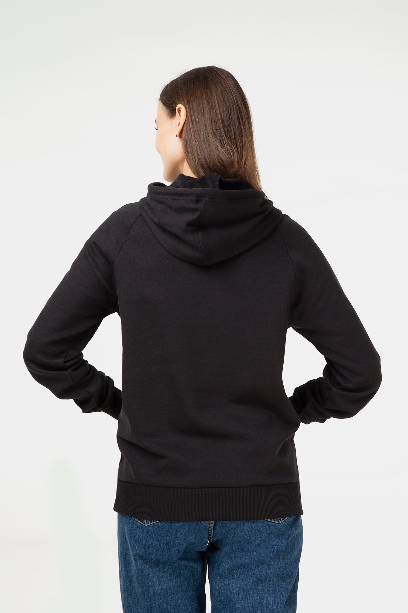 Unisex Raglan Hoodie aus Bio-Baumwolle - Evermind.eco