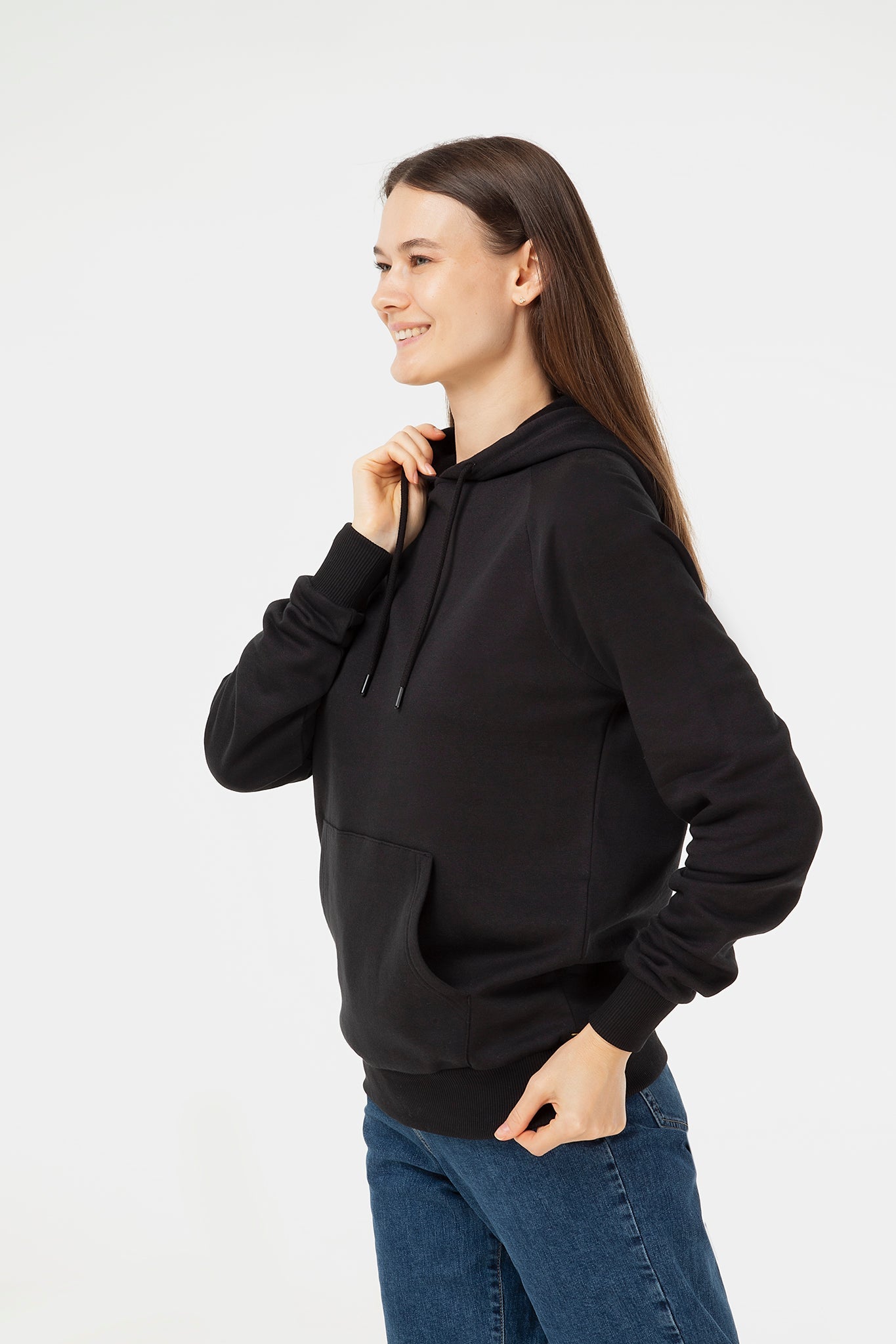 Unisex Raglan Hoodie aus Bio-Baumwolle - Evermind.eco
