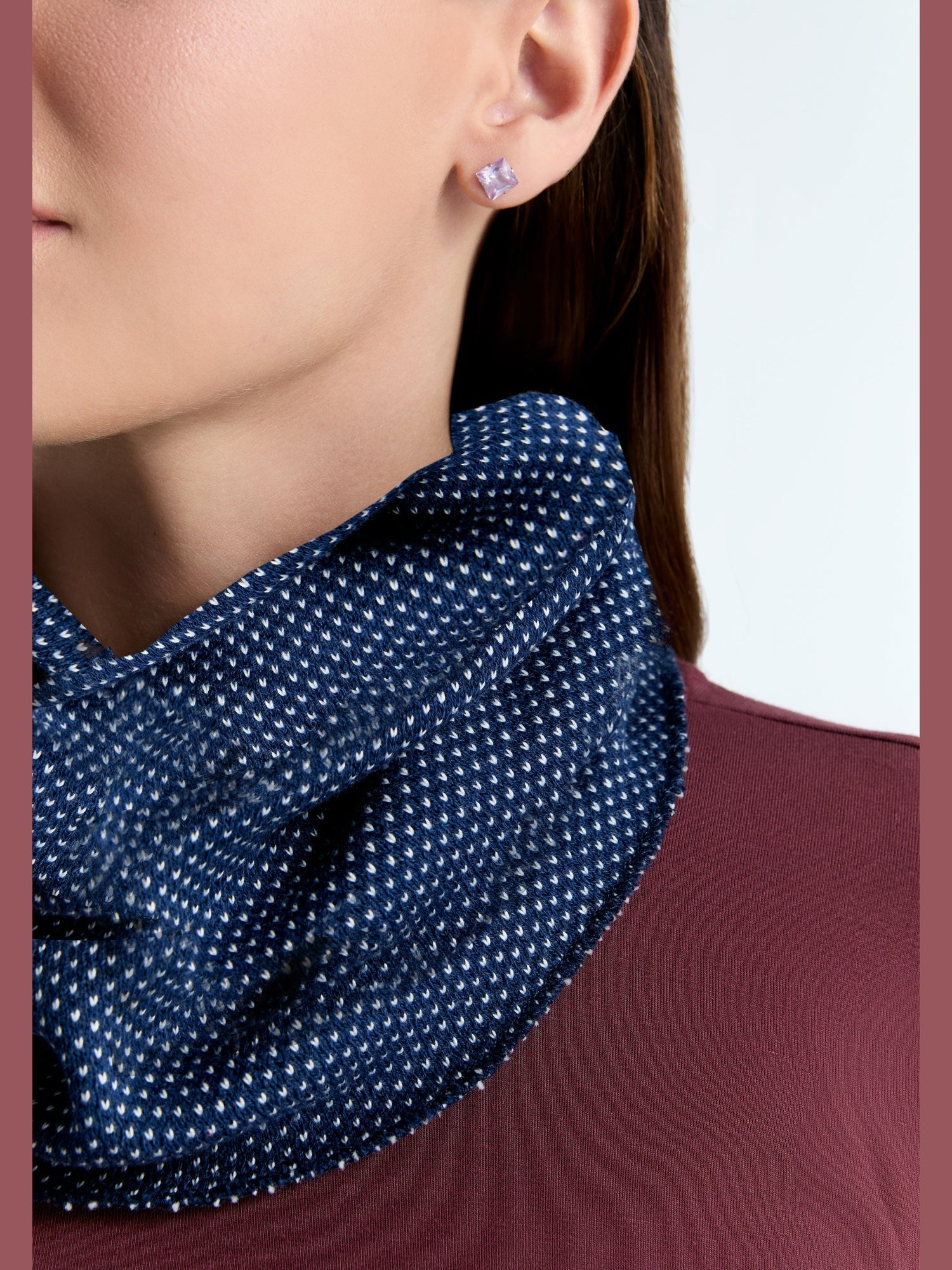 Unisex Schlauchschal mit Wabenstruktur - Evermind.eco