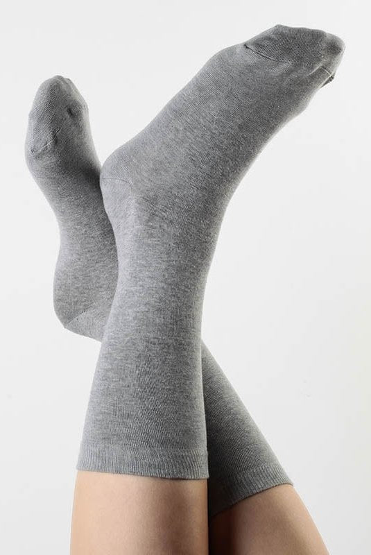 1302 | Unisex Socks (6-Pack) - Grey Melange