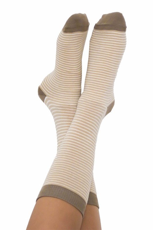 1311 | Unisex Socken - Beigebraun-Natur (6er Pack)